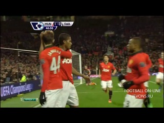 Манчестер Юнайтед - Суонси Сити 2:0 видео